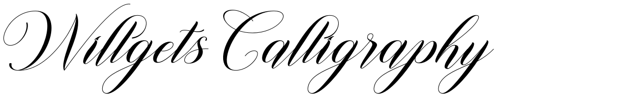 Willgets Calligraphy